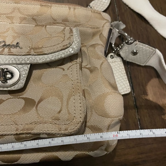 Coach Signature Jacquard Swingback Crossbody Bag - Picture 10 of 14